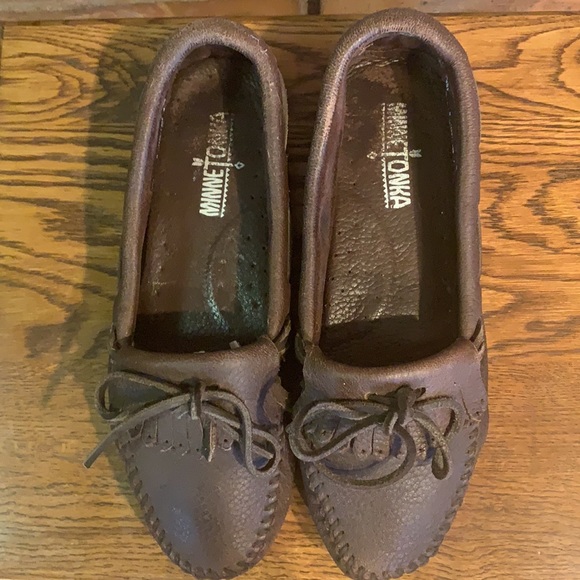 Minnetonka Moosehide Mocs - Picture 2 of 9